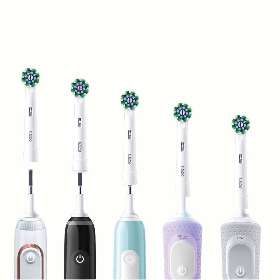 فرشاة أسنان كهربائية ورؤوسها